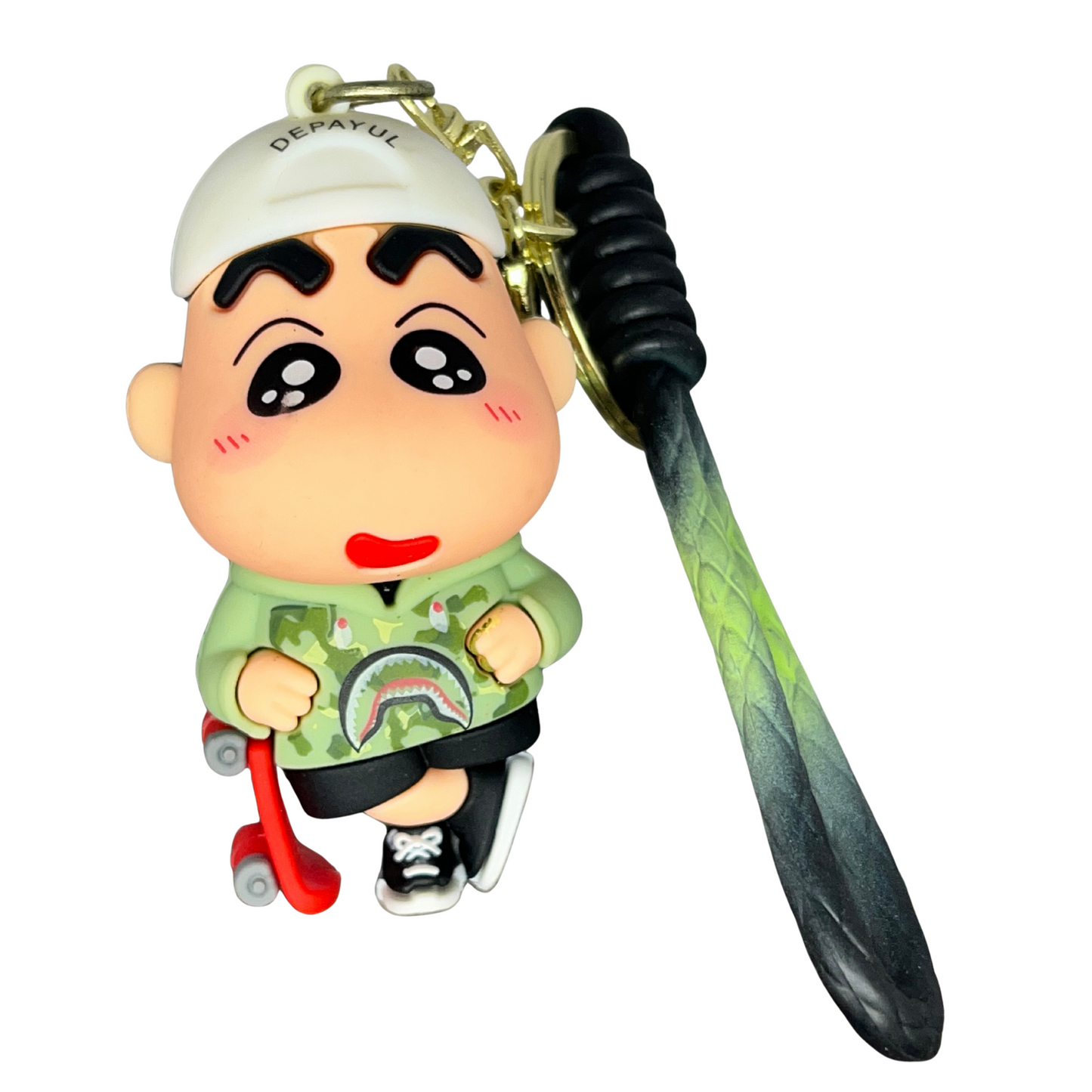 Shinchan Street Style 3D Rubber Keychain – Shinchan