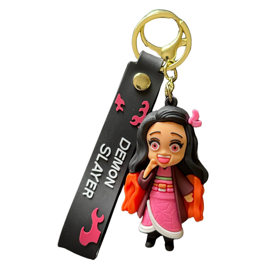 Nezuko Kamado 3D Rubber Key chain-D1 - Demon Slayer
