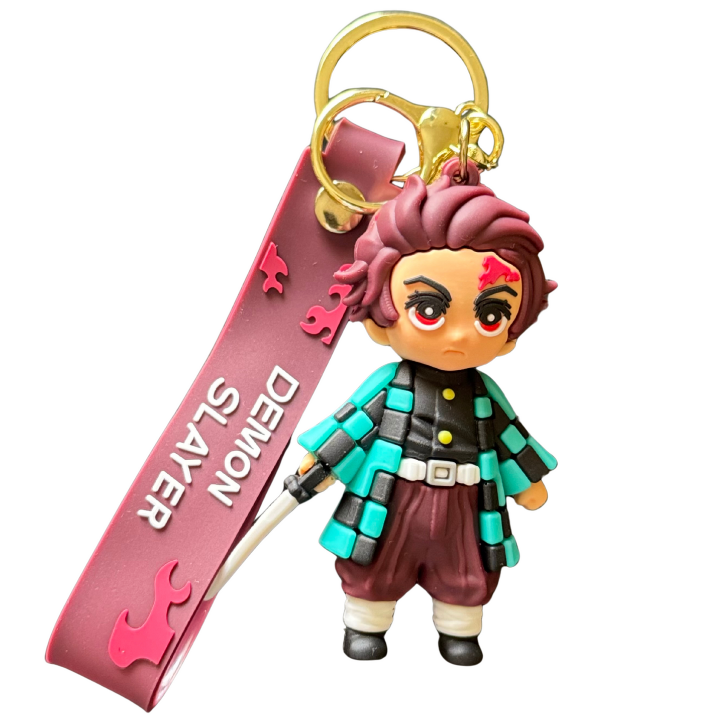 Tanjiro Kamado 3D Rubber Key chain-D1 - Demon Slayer