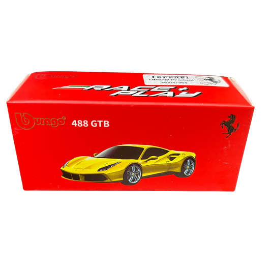 Ferrari 488 GTB – Bburago 1:64 Scale Die-Cast Model Car