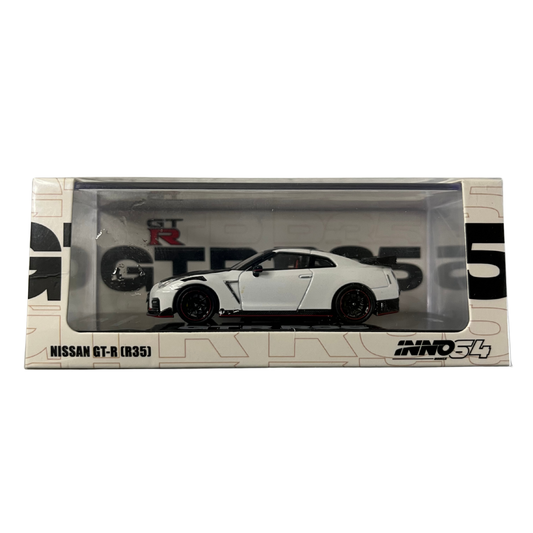Nissan GT-R (R35) White | 1:64 Scale Die-Cast Collectible-Inno64 Imported