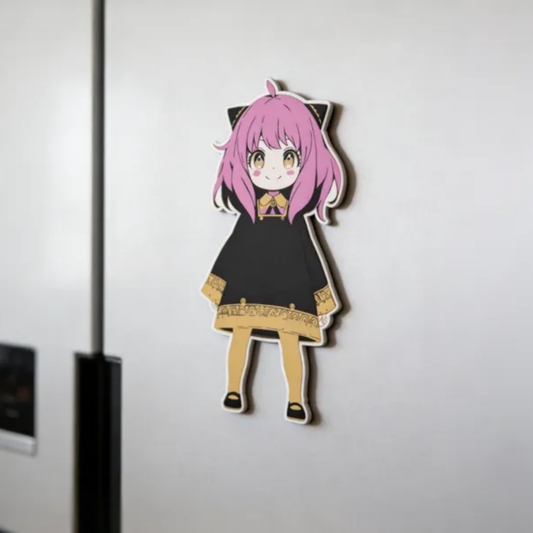Anya Inspired 3D Printed PLA Fridge Magnet | Cute Anime Girl Magnet | Kawaii Decor
