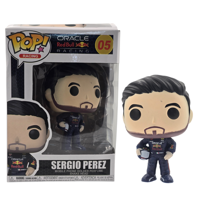 Sergio Pérez D2 -Red Bull - 13 cm Pop head Figure – Formula 1 Racing