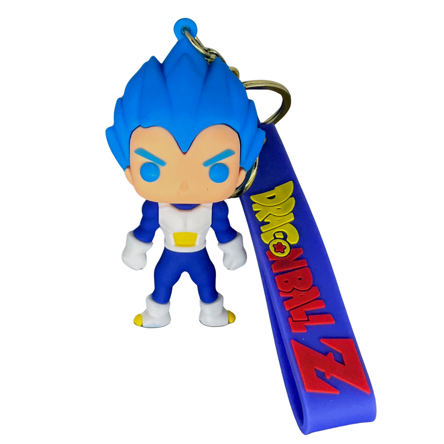Vegeta Super Saiyan Blue - D2 3D Rubber Keychain - Dragon Ball Z –  DBZ Anime Collectible