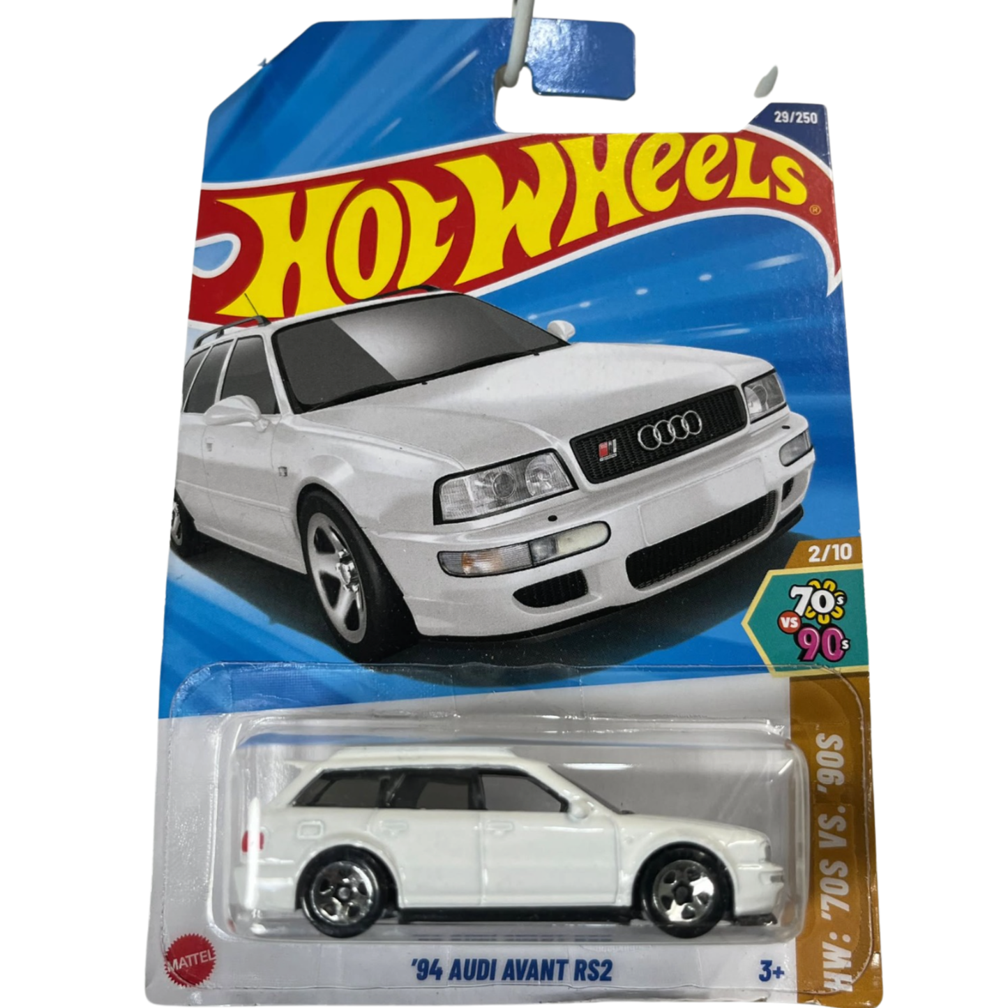 94 Audi Avant RS2 – 2025 (HW 70s vs 90s Series) - Hot Wheels Imported