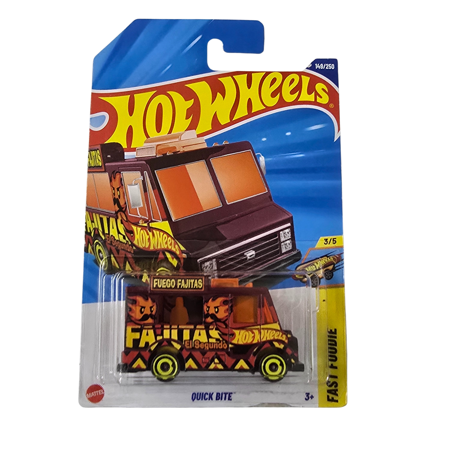 Quick Bite – Fuego Fajitas Edition (2025 | Fast Foodie Series)- Hot Wheels