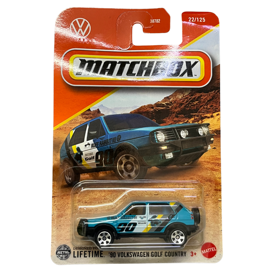 90 Volkswagen Golf Country - Matchbox Imported