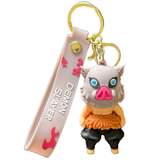 Inosuke Hashibira 3D Rubber Key chain-D1 - Demon Slayer