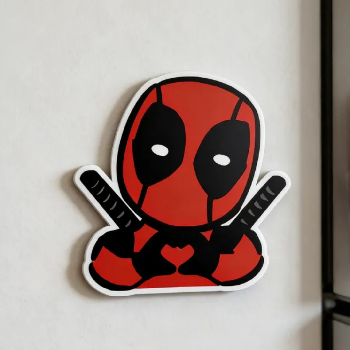 Deadpool Chibi 3D Printed PLA Fridge Magnet – Marvel