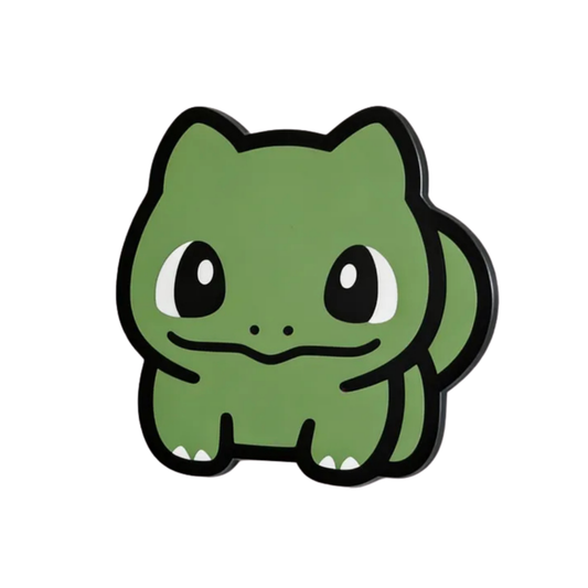 Bulbasaur Chibi 3D Printed PLA Fridge Magnet – Pokemon Anime