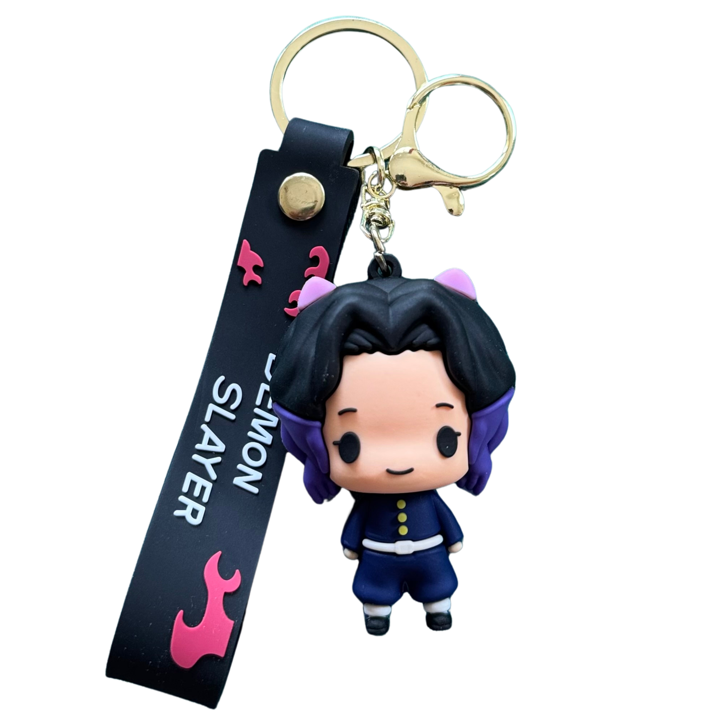 Shinobu Kocho Chibi 3D Rubber Keychain – Demon Slayer