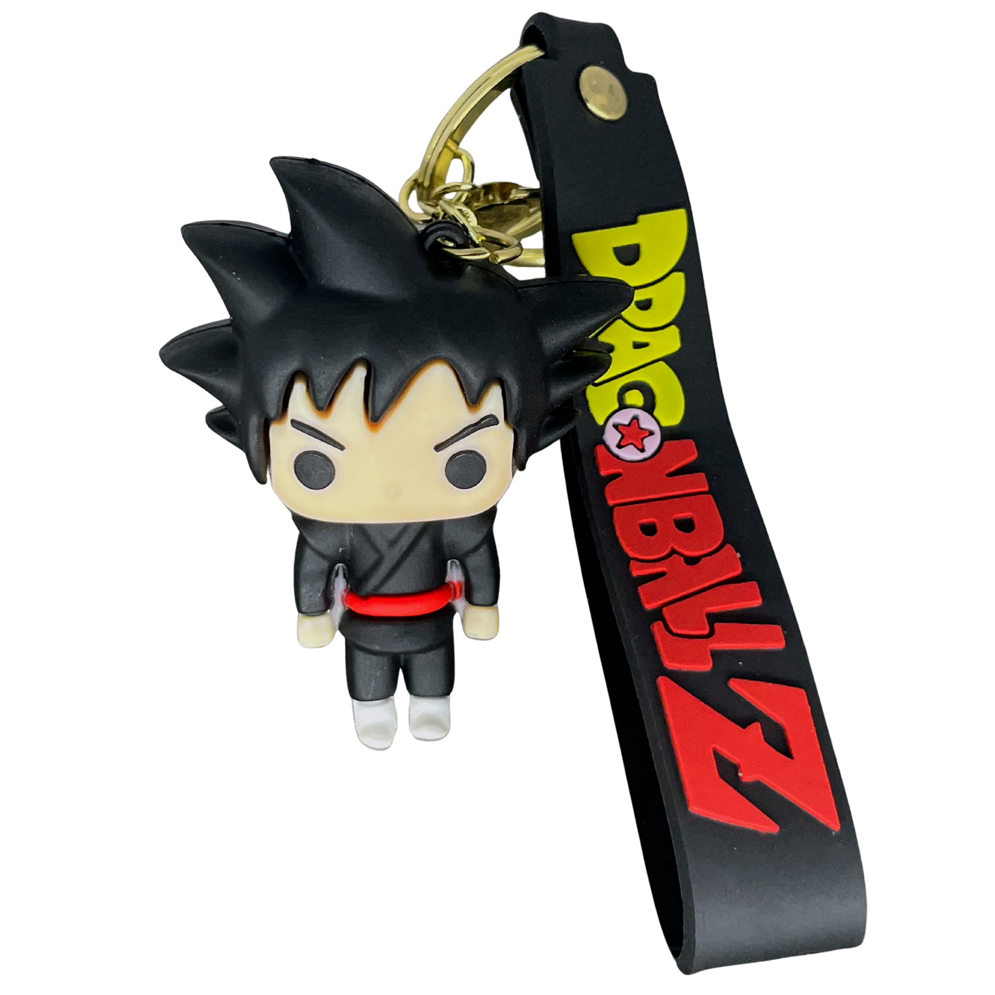 Goku Black - D1 3D Rubber Keychain - Dragon Ball Z –  DBZ Anime Collectible