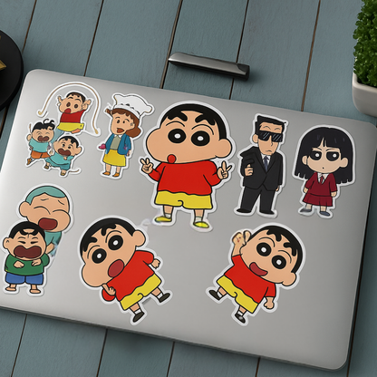 Shinchan - Chibi Style 30-Die-Cut Sticker Pack