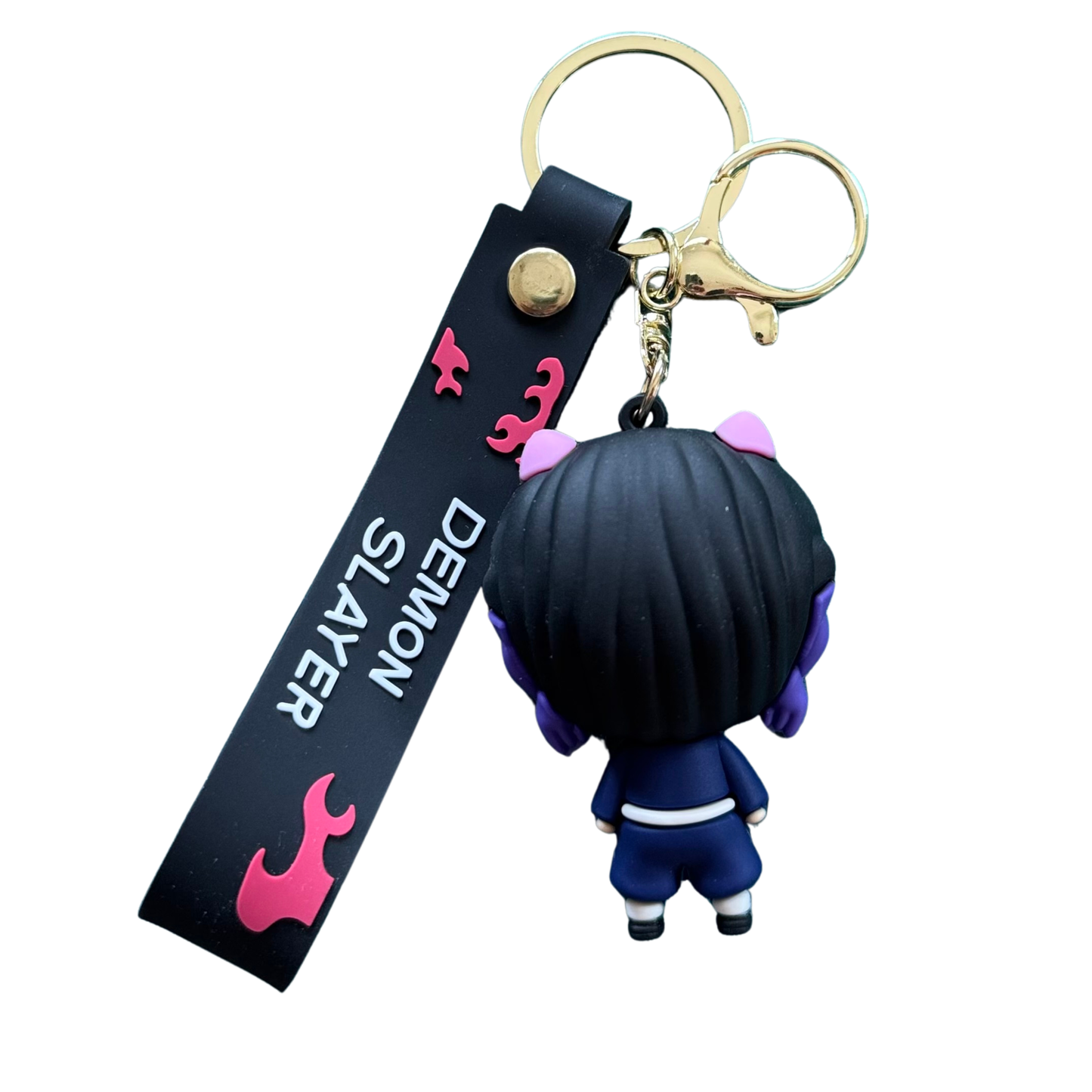 Shinobu Kocho Chibi 3D Rubber Keychain – Demon Slayer