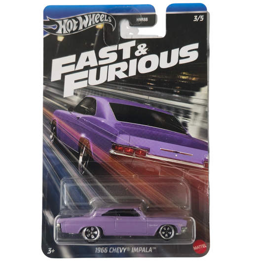 Fast & Furious – 1966 Chevy Impala (Purple Edition) - Hot Wheels Imported