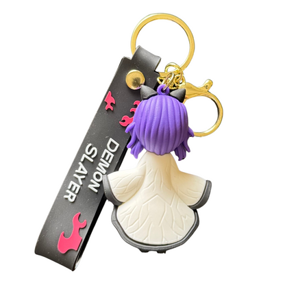 Shinobu Kocho 3D Rubber Key chain-D1 - Demon Slayer