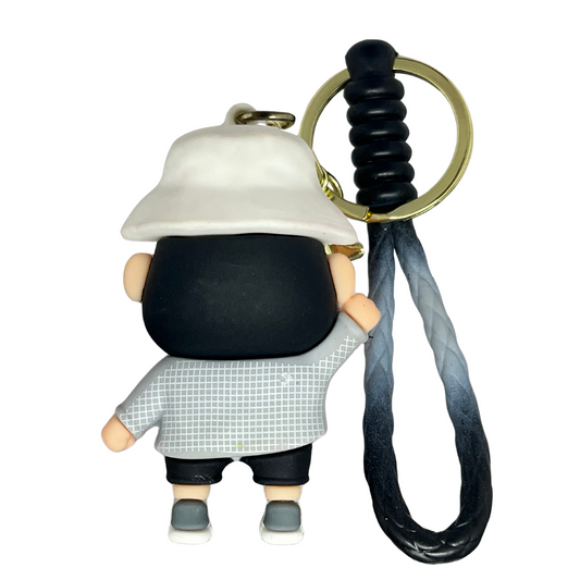 Shinchan suit Outfit 3D Rubber Keychain – Shinchan