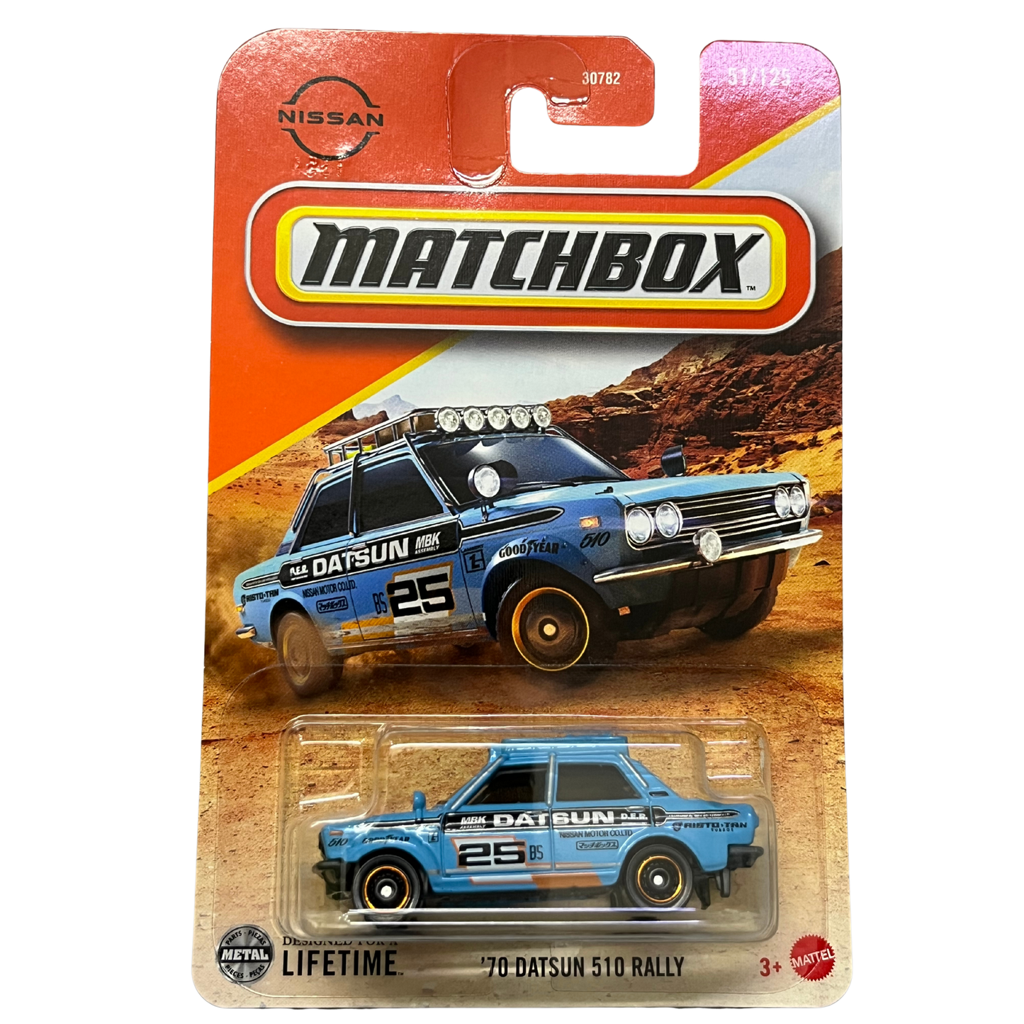 70 Datsun 510 Rally - Matchbox Imported