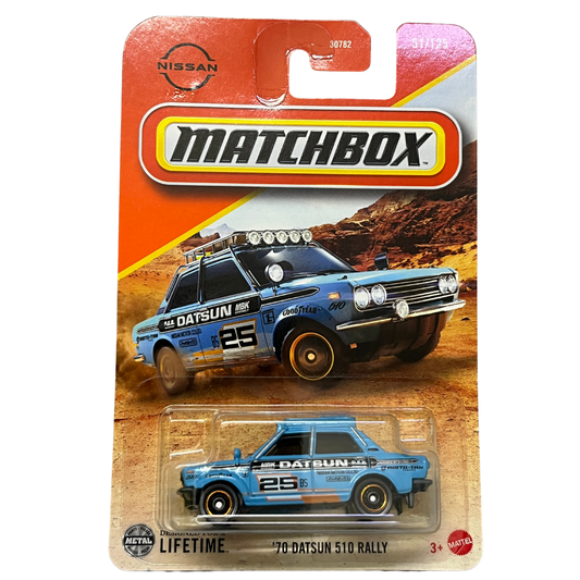 70 Datsun 510 Rally - Matchbox Imported
