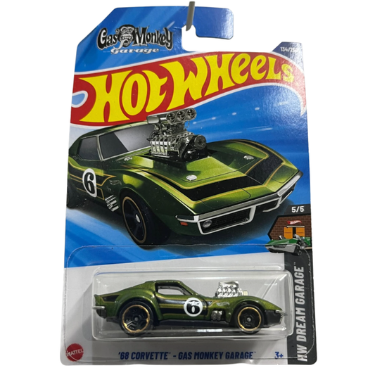 68 Corvette – Gas Monkey Garage (2025 HW Dream Garage) - Hot Wheels Imported