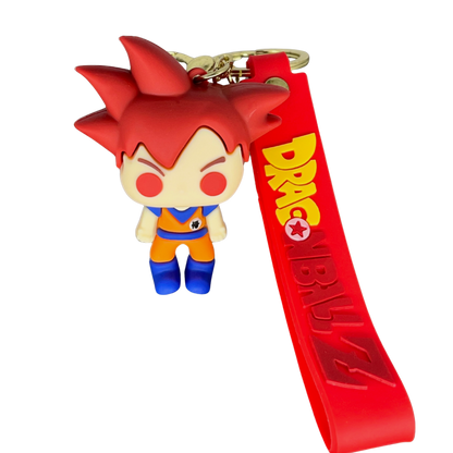Goku Super Saiyan - D1 3D Rubber Keychain - Dragon Ball Z –  DBZ Anime Collectible
