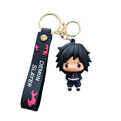 Giyu Tomioka Chibi 3D Rubber Keychain – Demon Slayer