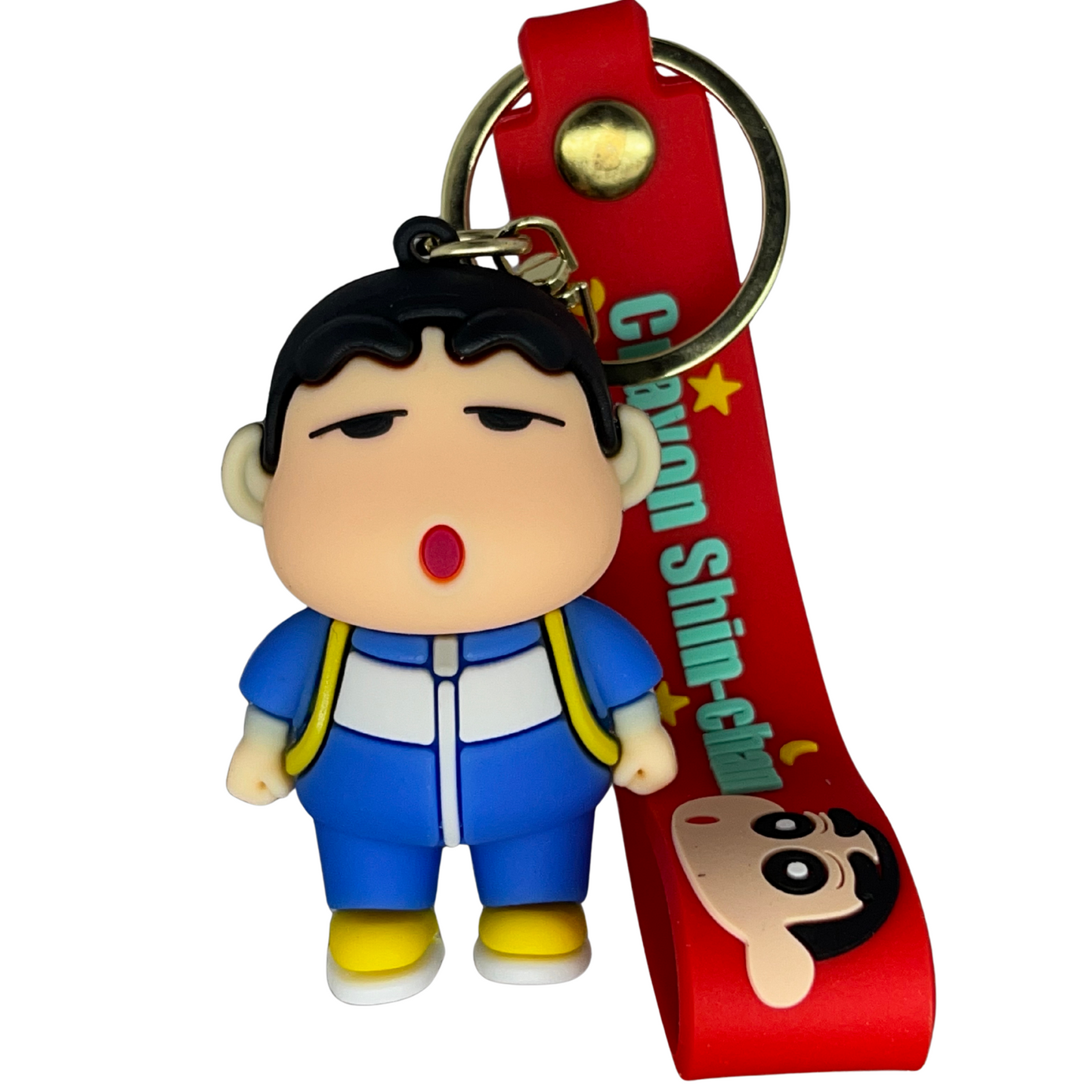 Shinchan School Outfit 3D Rubber Keychain – Shinchan