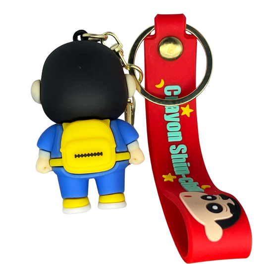 Shinchan School Outfit 3D Rubber Keychain – Shinchan