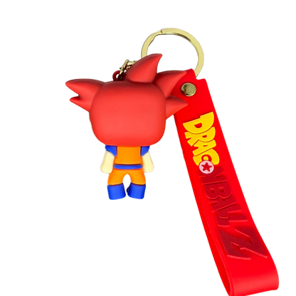 Goku Super Saiyan - D1 3D Rubber Keychain - Dragon Ball Z –  DBZ Anime Collectible