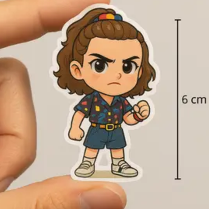 Stranger things Stickers- Chibi Style 30-Die-Cut Sticker Pack
