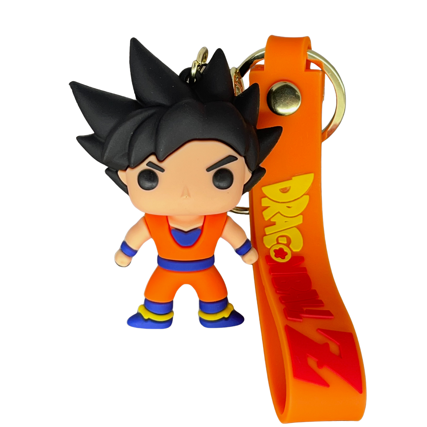 Goku - D1 3D Rubber Keychain - Dragon Ball Z –  DBZ Anime Collectible