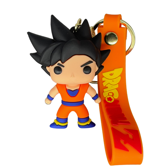 Goku - D1 3D Rubber Keychain - Dragon Ball Z –  DBZ Anime Collectible