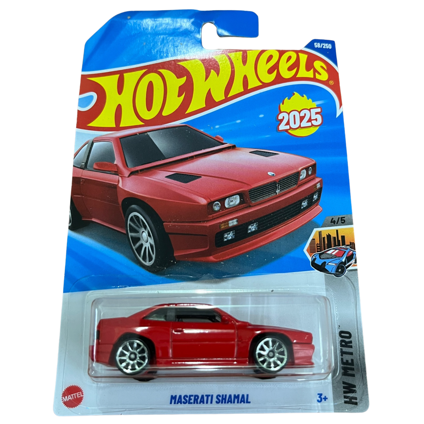 Maserati Shamal – 2025 (HW Metro Series) - Hot Wheels Imported