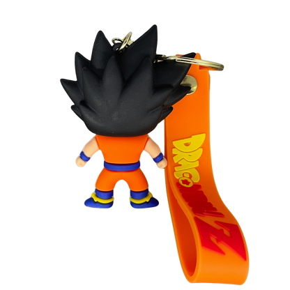Goku - D1 3D Rubber Keychain - Dragon Ball Z –  DBZ Anime Collectible