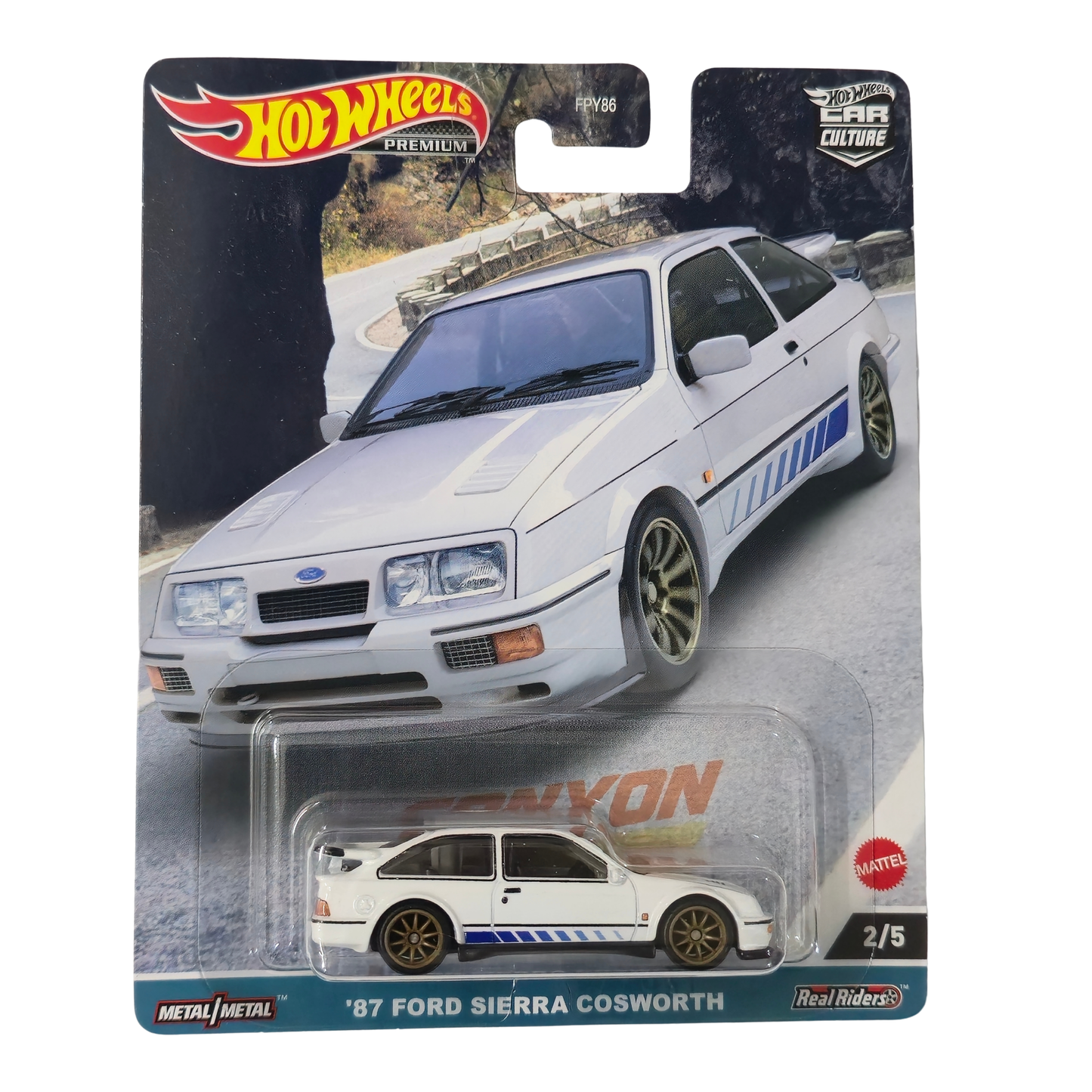 ’87 Ford Sierra Cosworth – Car Culture: Canyon Warriors (2/5)-Hotwheels Imported
