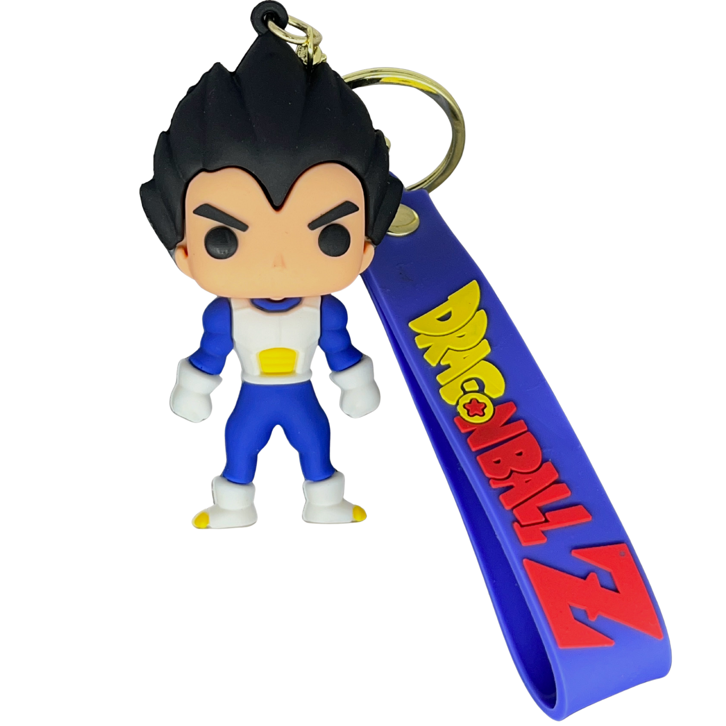 Vegeta- D1 3D Rubber Keychain - Dragon Ball Z –  DBZ Anime Collectible