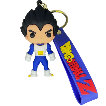 Vegeta- D1 3D Rubber Keychain - Dragon Ball Z –  DBZ Anime Collectible