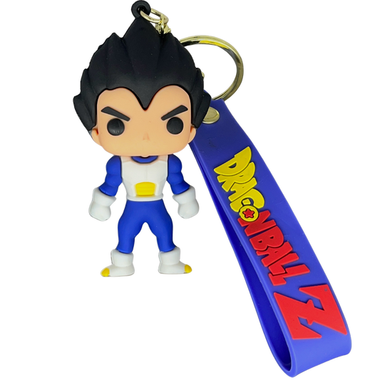 Vegeta- D1 3D Rubber Keychain - Dragon Ball Z –  DBZ Anime Collectible