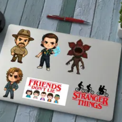 Stranger things Stickers- Chibi Style 30-Die-Cut Sticker Pack