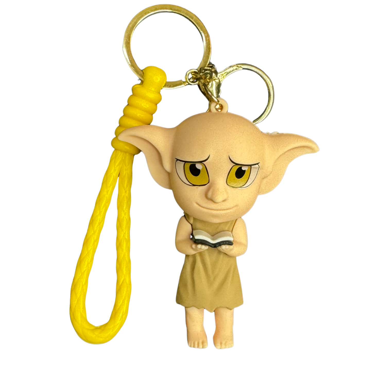 Harry Potter – Dobby 3D Rubber Keychain | Cute House-Elf Key Ring for Potterheads-D2