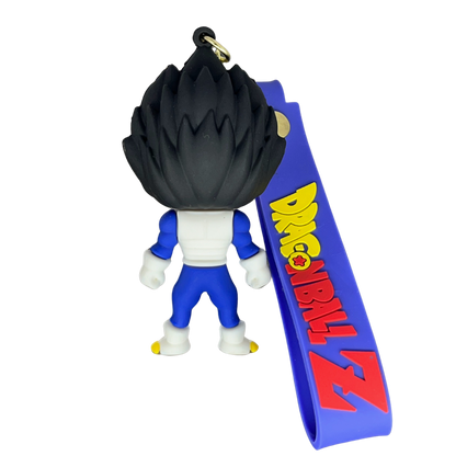 Vegeta- D1 3D Rubber Keychain - Dragon Ball Z –  DBZ Anime Collectible