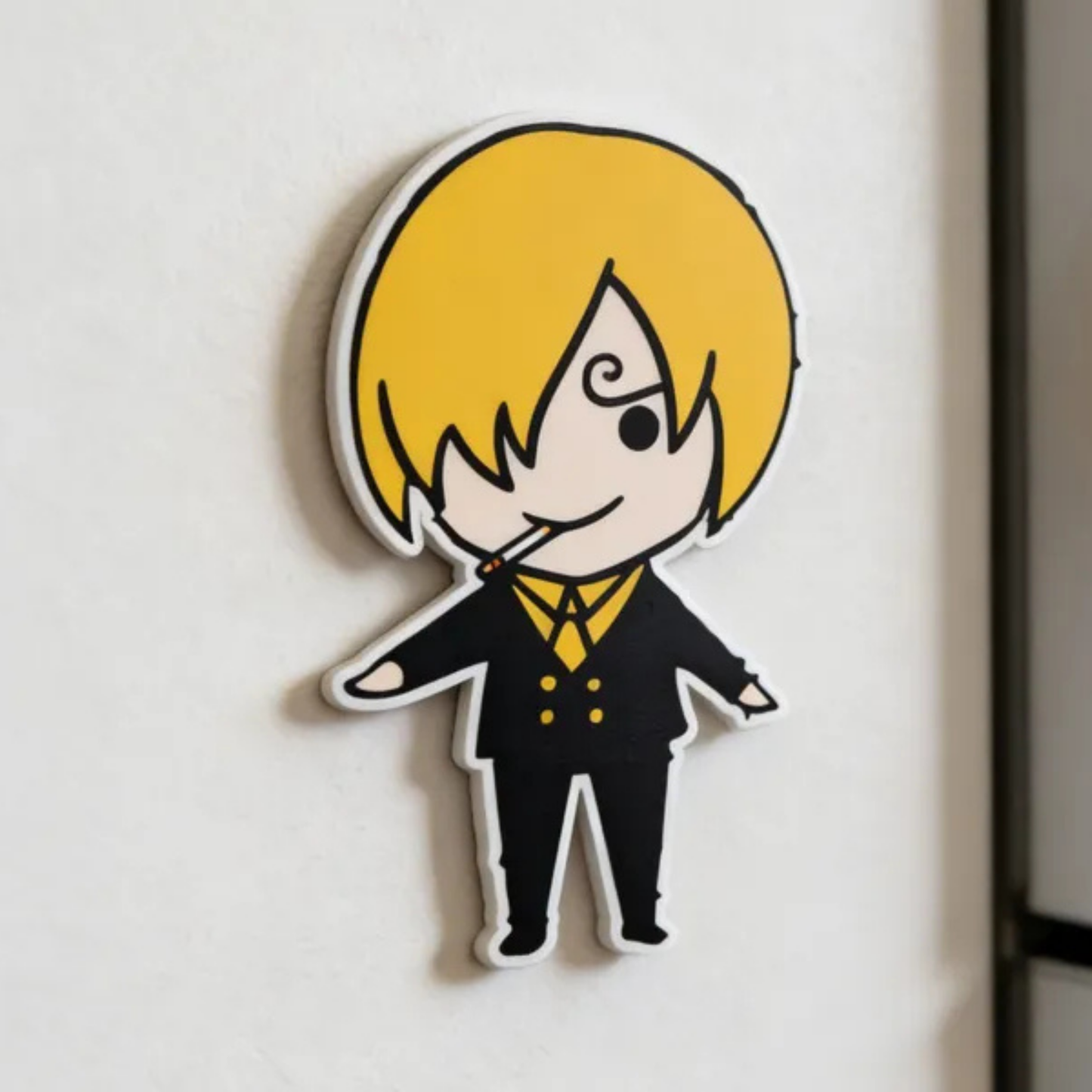 Sanji Chibi 3D Printed PLA Fridge Magnet – One Piece Anime