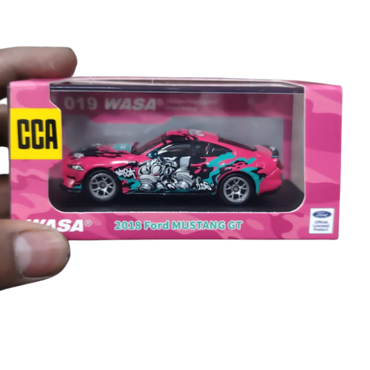 2018 Ford Mustang GT WASA Red - 1:60 scale with Acrylic Display - Premium CCA (Imported)