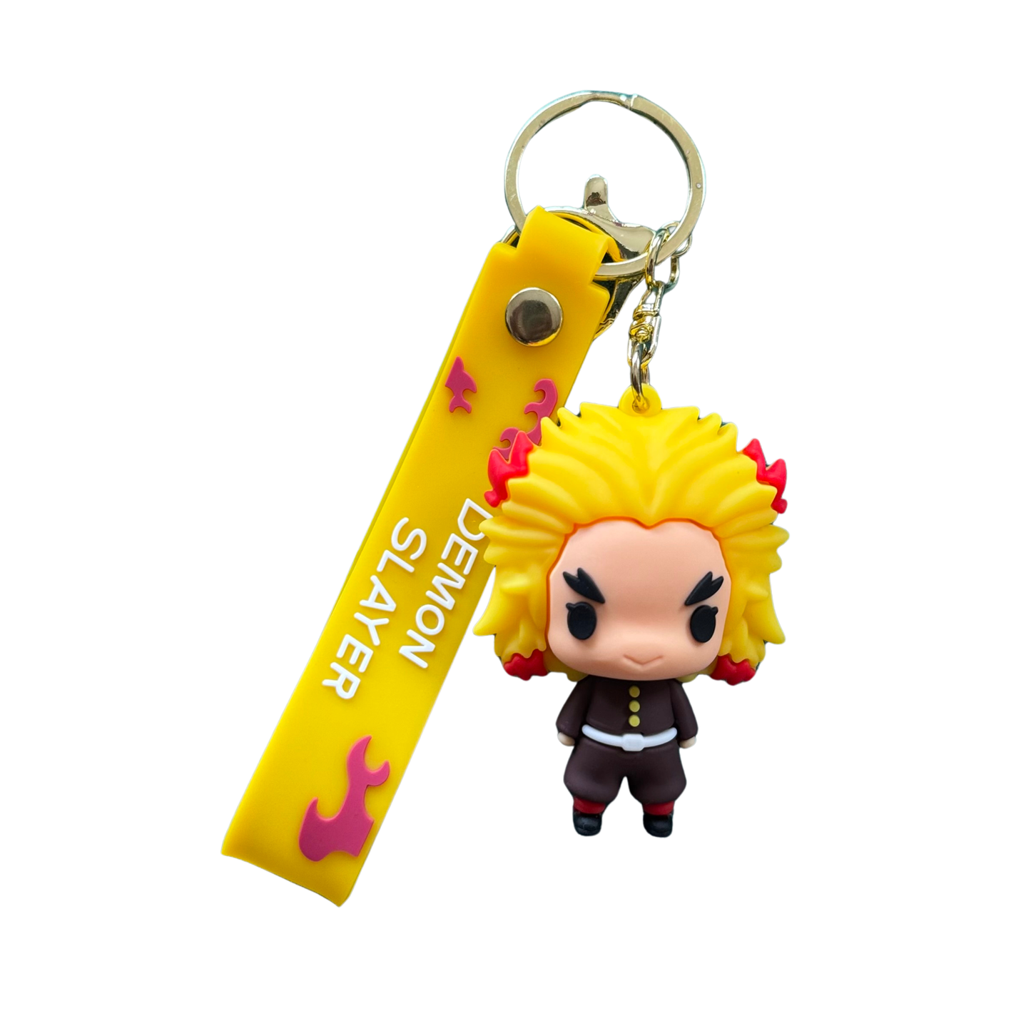 Kyojuro Rengoku Chibi 3D Rubber Keychain – Demon Slayer