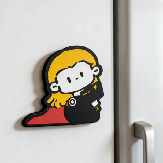 Thor Chibi 3D Printed PLA Fridge Magnet – Marvel Avengers
