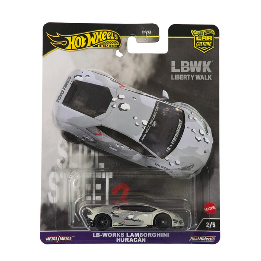 LB-Works Lamborghini Huracán – Car Culture: Slide Street 2 (2/5)-Hotwheels Imported