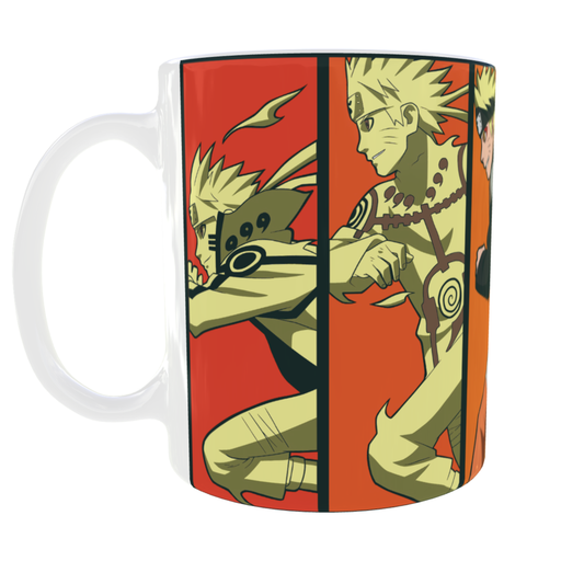 Naruto Evolution Themed printed Coffee Mug - Naruto Merch