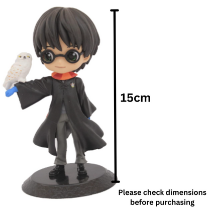 Harry Potter Chibi Q-Posket with Hedwig – 15 cm Wizard Collectible Figurine