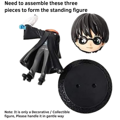 Harry Potter Chibi Q-Posket with Hedwig – 15 cm Wizard Collectible Figurine