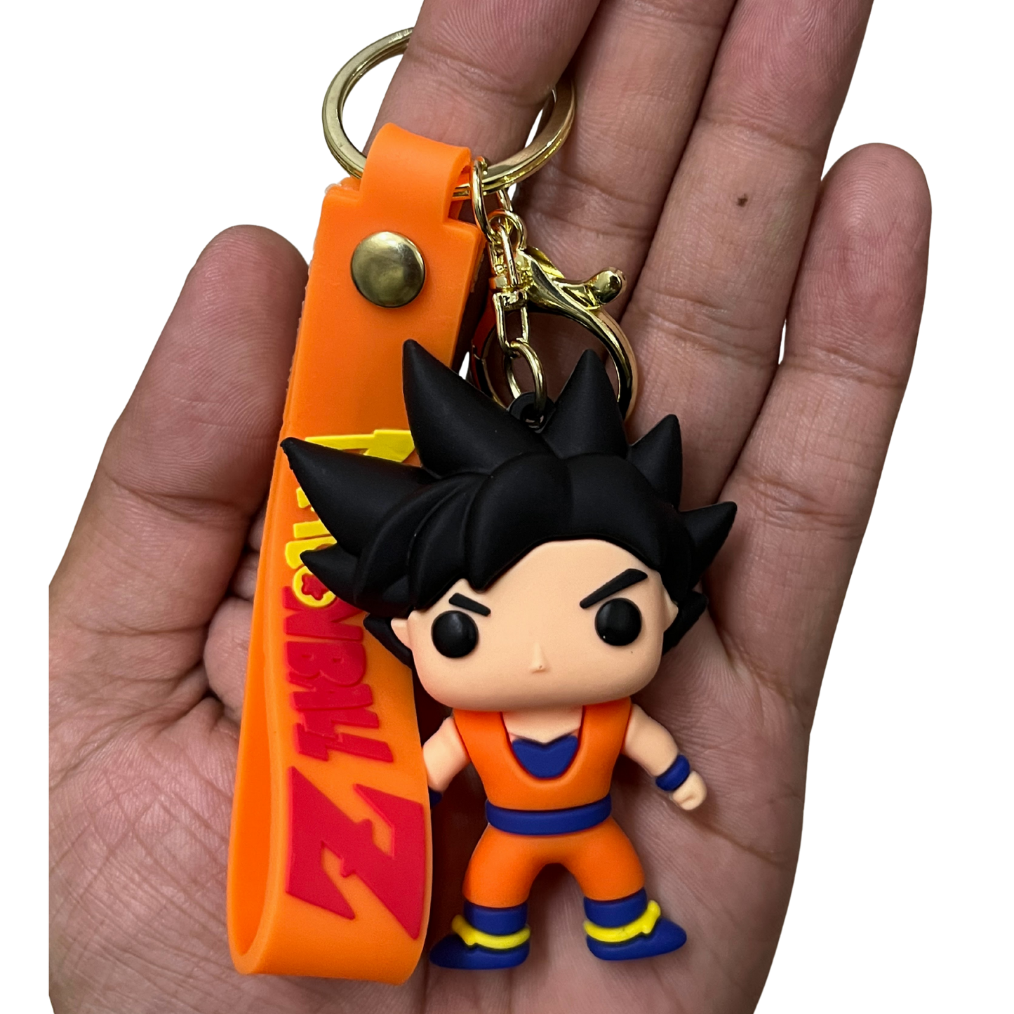 Goku - D1 3D Rubber Keychain - Dragon Ball Z –  DBZ Anime Collectible